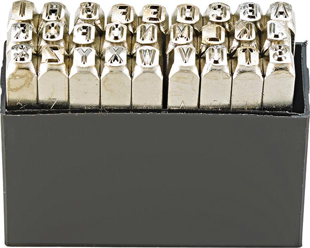 KUKKO Schlagbuchstaben-Satz, 27-teilig (A–Z), TURNUS