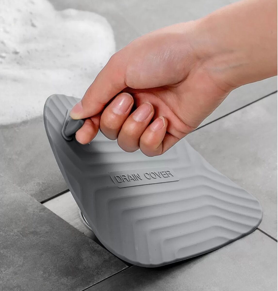 INF Lot de 2 Couvercles de Siphon de Sol en Silicone - Anti-Odeur & Anti-Refoulement