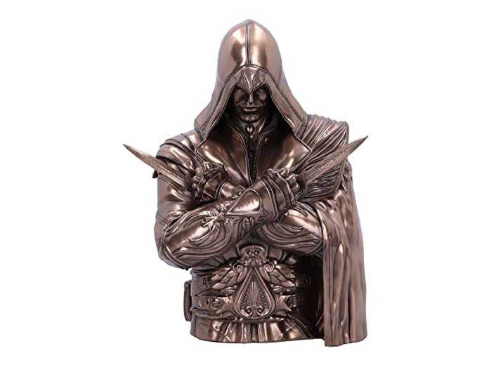 Nemesis Now Assassin's Creed Ezio Büstenbox, Bronze, 30 cm