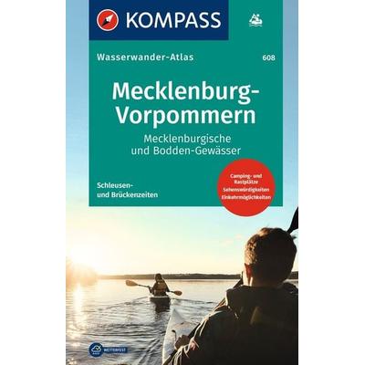 KOMPASS Wasserwanderatlas Mecklenburg-Vorpommern, Mecklenburgische und Bodden-Gewässer, Gebundene Ausgabe von , KOMPASS Freytag & Berndt,