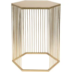 Zuiver »Queenbee« Beistelltisch gold