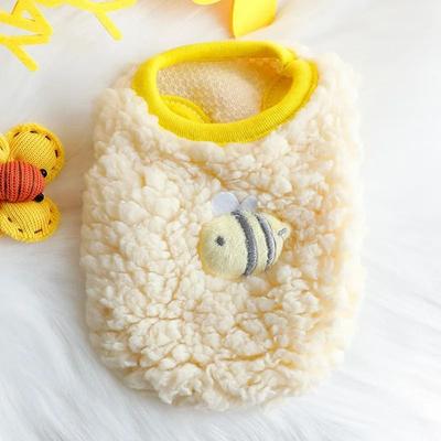 Uplift Essentials Cozy Velvet Newborn Kitten & Small Animal Pullover Sweater yellow 2xs