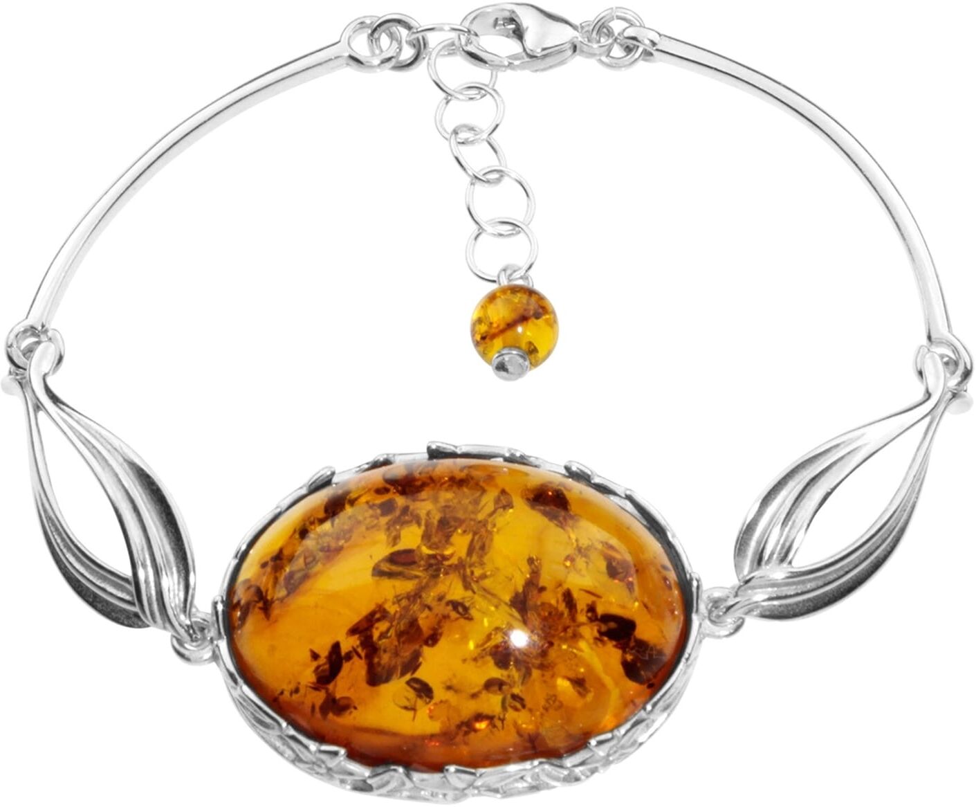 Armreif OSTSEE-SCHMUCK "Ostsee-Schmuck Armreif Clara Armreif Clara", silber, Armbänder, Damen, 17,5 bis 19,5cm, Silber 925 (Sterlingsilber), Armreif
