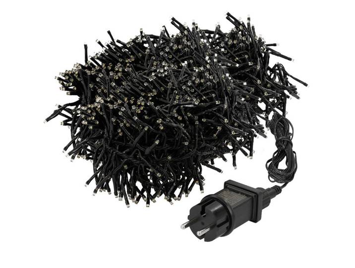 ECD-Germany Weihnacht Büschel 2016Led, Grün, Kunststoff, LED integrated, 1450 cm, Lampen & Leuchten, Innenbeleuchtung, Dekoleuchten, Lichterketten