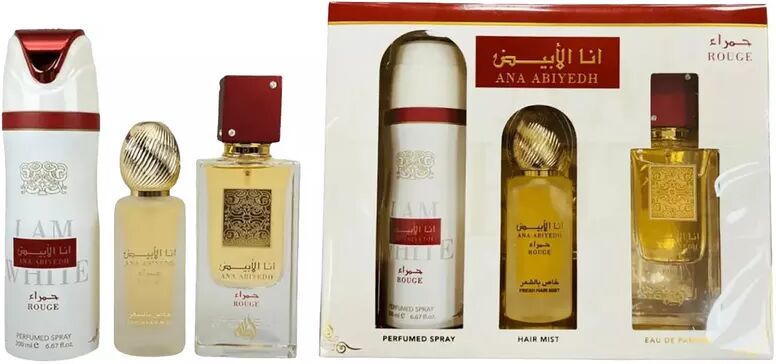 Lattafa - Ana Abiyedh Rouge Eau de Parfum Set, set