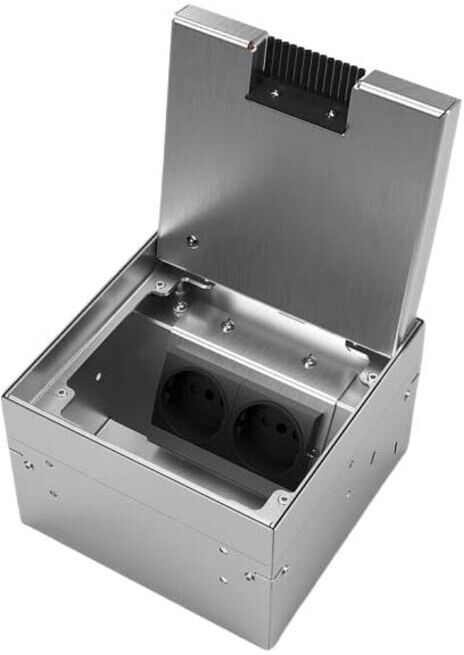 bs Prise de sol 8902BB 1x prise de terre 1x RJ45 double (8902BB-2-0)