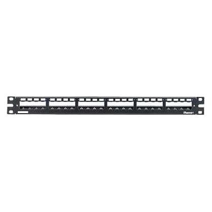 Panduit MINI-COM All Metal Shielded Modular Patch Panel - Patch Panel - Schwarz - 1U - 4 (CP24WSBLY)