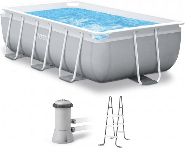 Intex Prisma Frame 26784NP - 300x175x80 cm - Piscine hors-sol + Épurateur et Échelle
