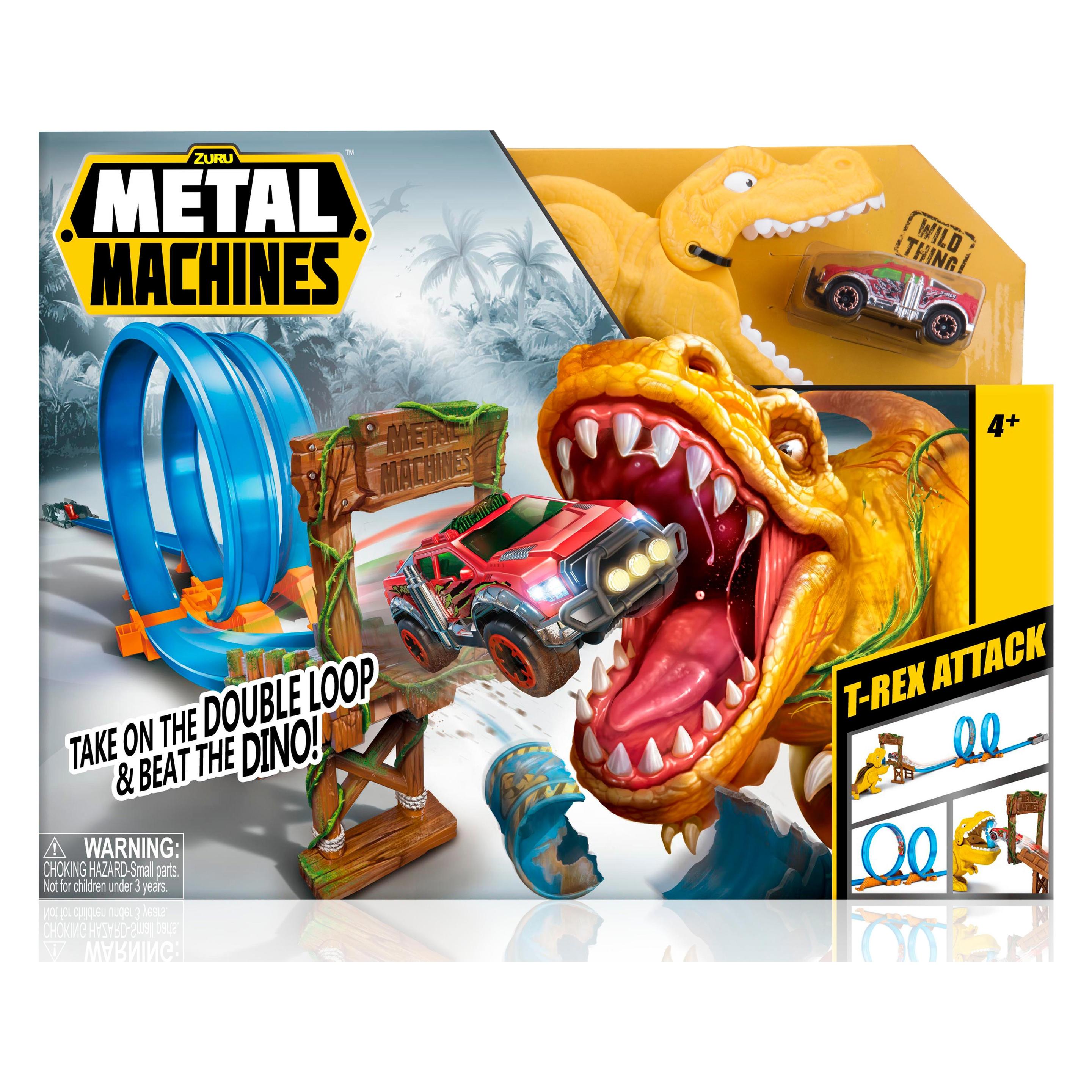 Zuru Metal Machines-Std-T-Rex Attack Playset (6702)