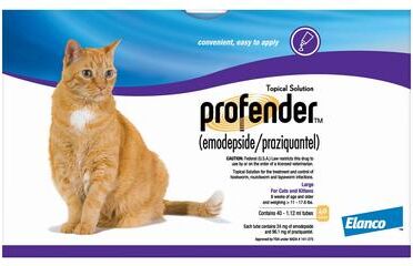 Profender Large Cats (1.12 Ml) 11-17.6 Lbs 3 Doses + 1 Free