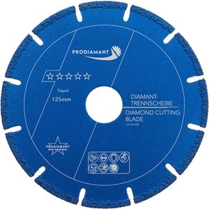 Prodiamant Trennscheibe Multicut TITANIT, 125 x 2,2mm, Diamanttrennscheibe, für Beton, Stein