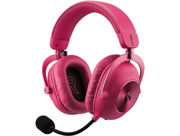 Logitech - Casque Gamer Pro X 3 Lightspeed Magenta