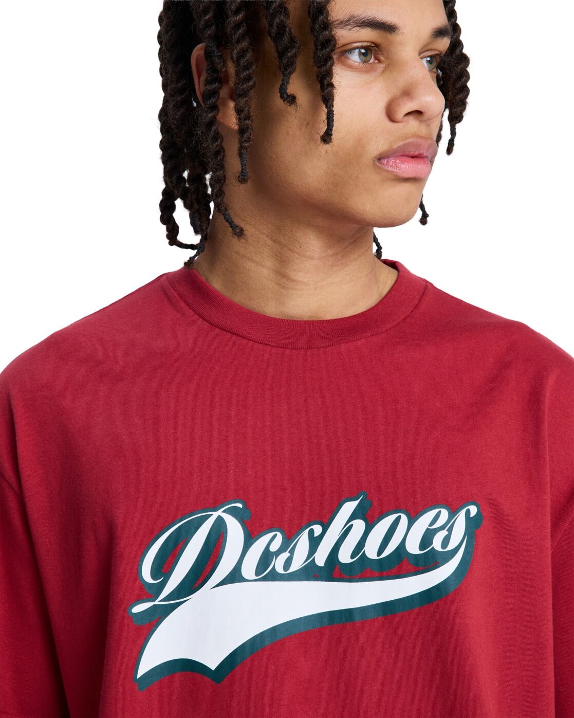 T-Shirt DC SHOES "DC Old Fashion", Herren, Gr. S, brick rot, Obermaterial: 75% Baumwolle, 25% Baumwolle., Shirts T-Shirt brick rot S