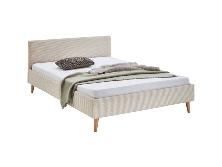 Bett Cem beige Polyester 140 x 200 cm