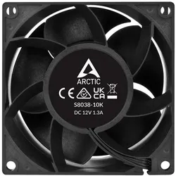 Arctic S8038-10K (4 Pack) (80 mm, 4x), PC Lüfter, Schwarz