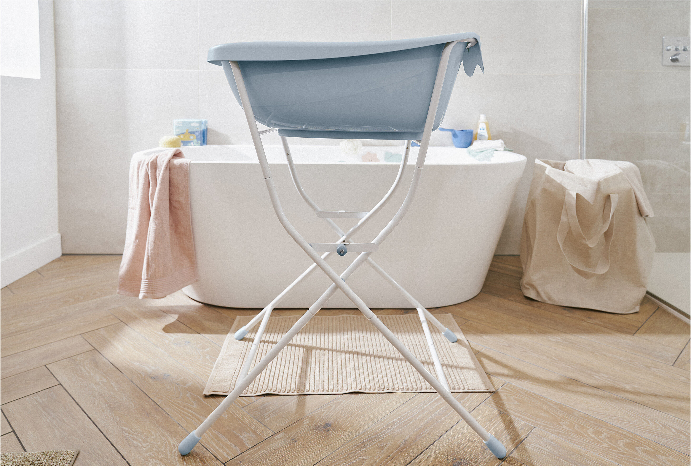 BADABULLE Badewanne »Kleiner Wal«, integrierter Abflussstopfen