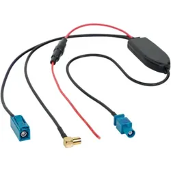  Antennensplitter AM/FM DAB+ Fakra(m)>Fakra(f)/SMB(f) 