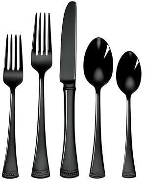 Lenox Portola Black 20-Piece Flatware Set