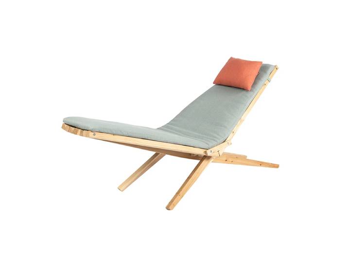 Weltevree - Woodlounger Outdoor inkl. Sitzpolster, Lärche