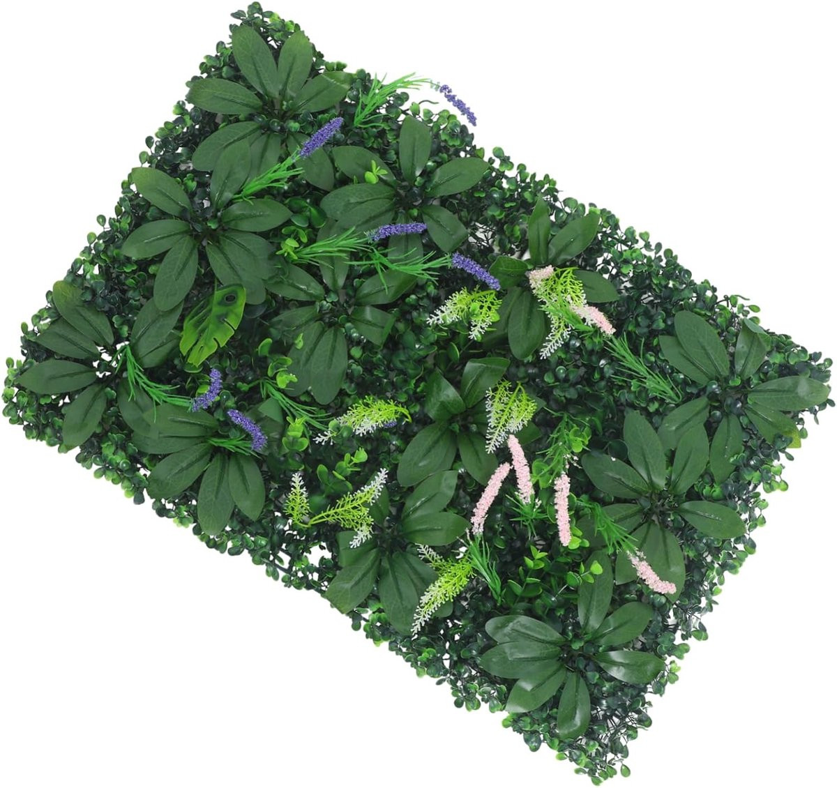 Kunstplanten Wandpaneel Buxus Muur Groen - Decoratie Binnen - Dicht Begroeid Paneel - 100 x 100 cm - Groen