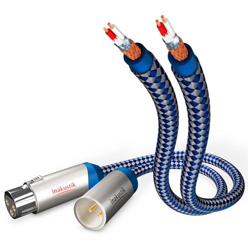 in-akustik Premium Audio Kabel XLR - XLR 0,75m 00405007