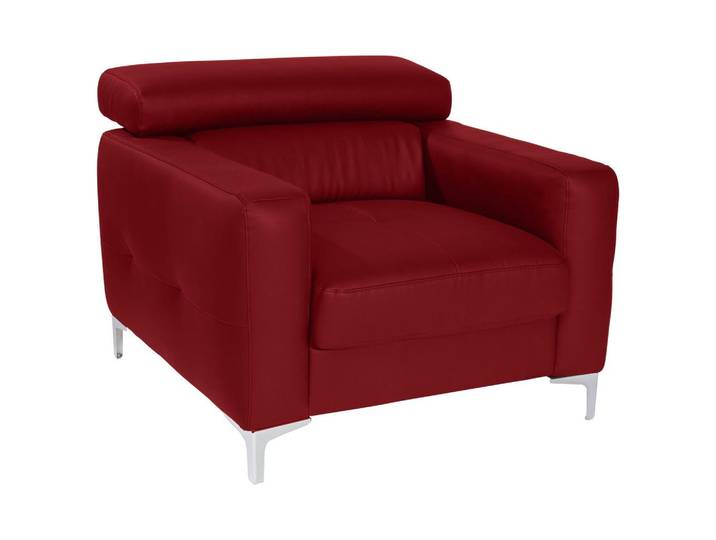 Polstersessel Sammy Rot Leder