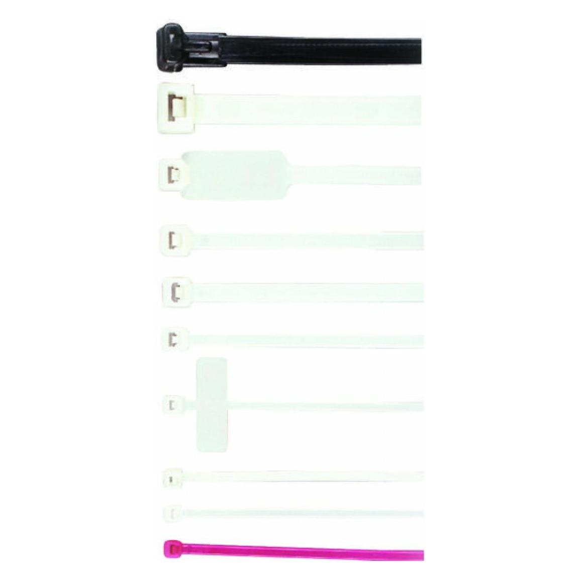 Jamara Kabelbinder 360mm x 4,7mm, VE 10 (Kunststoffkabelbinder, 360 mm, 10 Stk.) (330025)