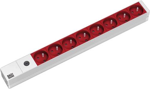 Bachmann 333.4101 Steckdosenleiste 19 Zoll Kaltgerätestecker 1St.