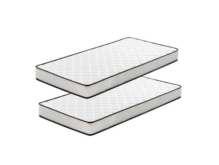 Sleivant Lot de 2 Matelas 90x200 cm Matelas en Mousse Épaisseur15cm