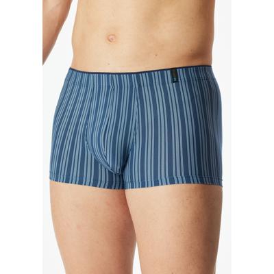 Boxershorts SCHIESSER "Long Life Soft", Herren, Gr. 8, Single Jersey, blau (899, blau), Single Jersey, Obermaterial: 70% Modal, 20% Polyester, 10% Elasthan, körpernah, Unterhosen, ohne Eingriff, reduzierte Pilling-Bildung