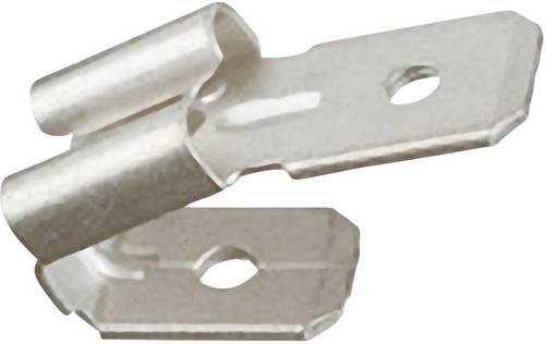 Klauke 725 Flachsteckverteiler Steckbreite: 6.3mm Steckdicke: 0.8mm 15° Unisoliert Metall