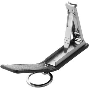 Zwilling Nagelknipser Classic mit Schlüsselring, Edelstahl, für Finger- und Fußnägel, mit Nagelfeile und Echt Leder Hülle