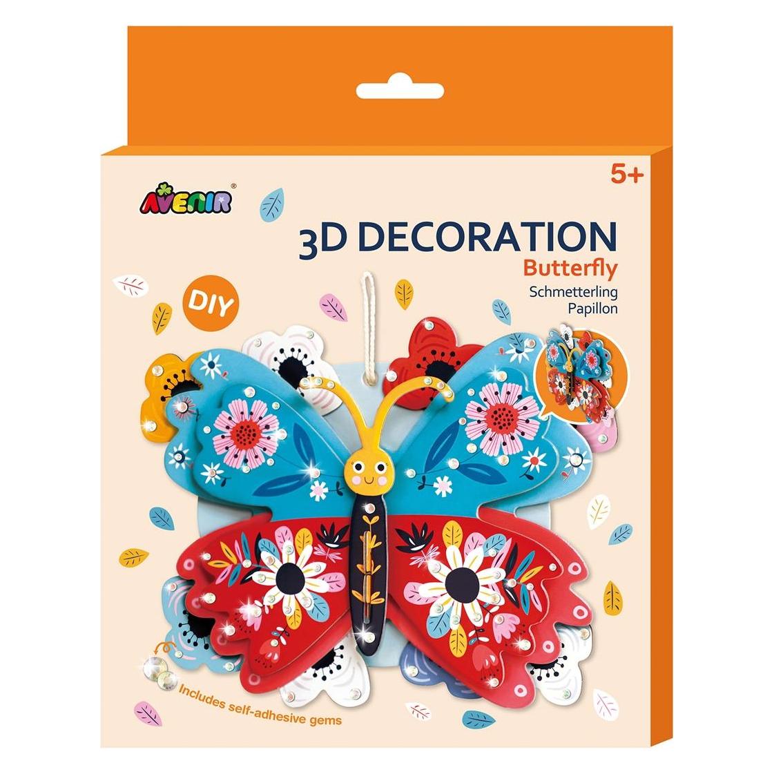 Avenir 3D Dekoration Schmetterling (6920773350680)