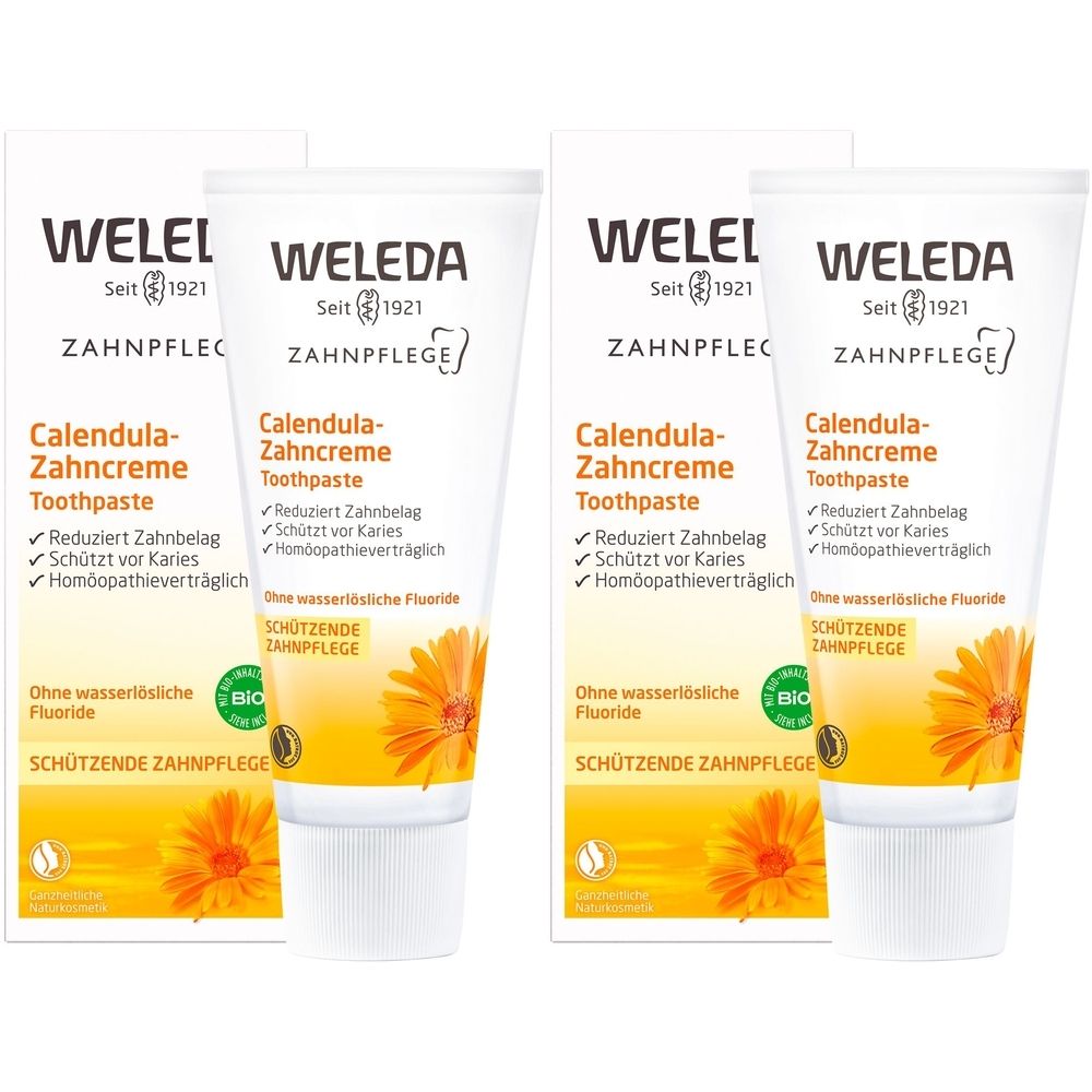 Weleda Calendula-Zahncreme 2x75 ml Creme