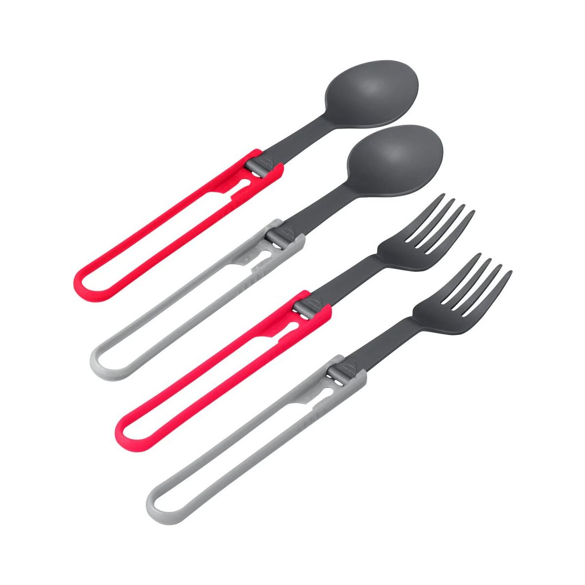 MSR Folding Utensils 4-Pack red / gray 03169