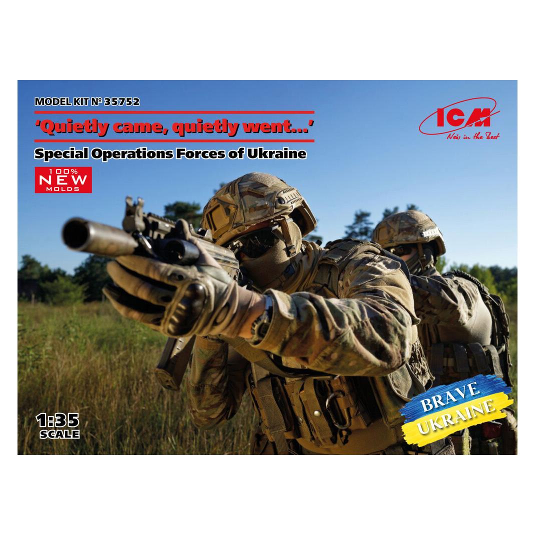 ICM Quietly came,quietly went."Special Operations Forces of Ukraine(4 fig)new molds (35752)