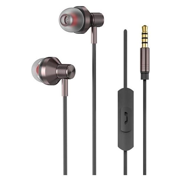 S-Link Fülhallgató - SL-KU200 (3,5 Jack, mikrofon, fekete) (Kabelgebunden) (PERSLISL-KU200BK)