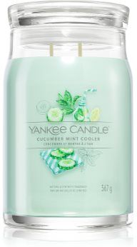 Yankee Candle Cucumber Mint Cooler vela perfumada Signature 567 g. Cucumber Mint Cooler