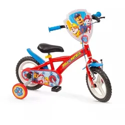 Toimsa: Paw Patrol Kinderfahrrad – Größe 12, rot-blau