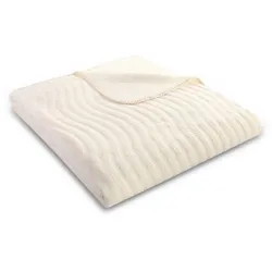 Biederlack Kuscheldecke Nuance 150 x 200 cm Mischgewebe Beige Natur