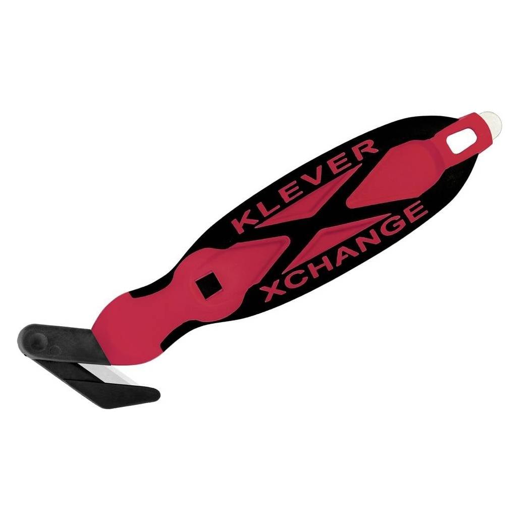 Klever KCJ-XC-30R XChange 30 Sicherheitsmesser Rot-Schwarz, 10 St. (KCJ-XC-30R)