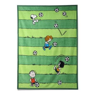 Snoopy Flanelldecke Fußball