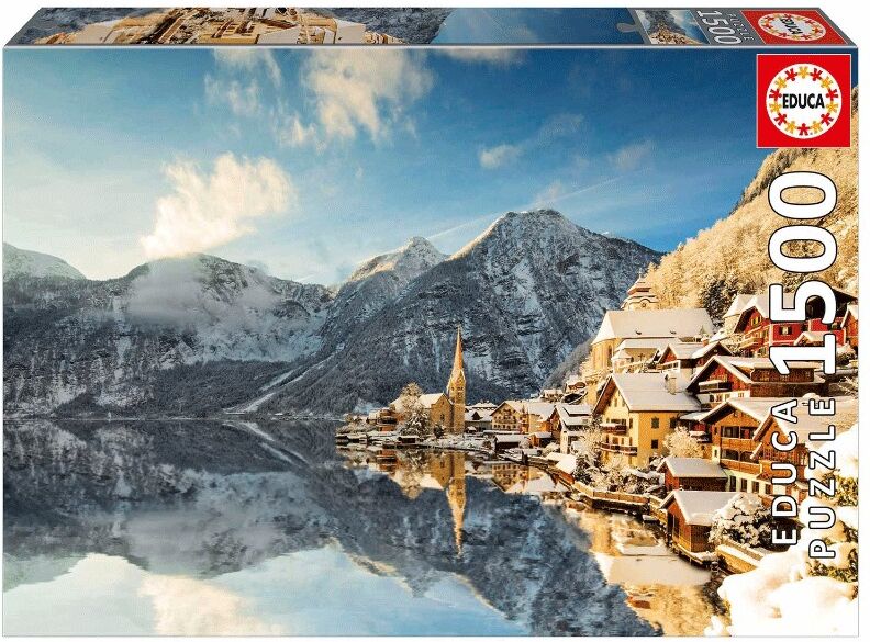 Puzzle 1500 pcs Hiver à Hallstatt - Educa