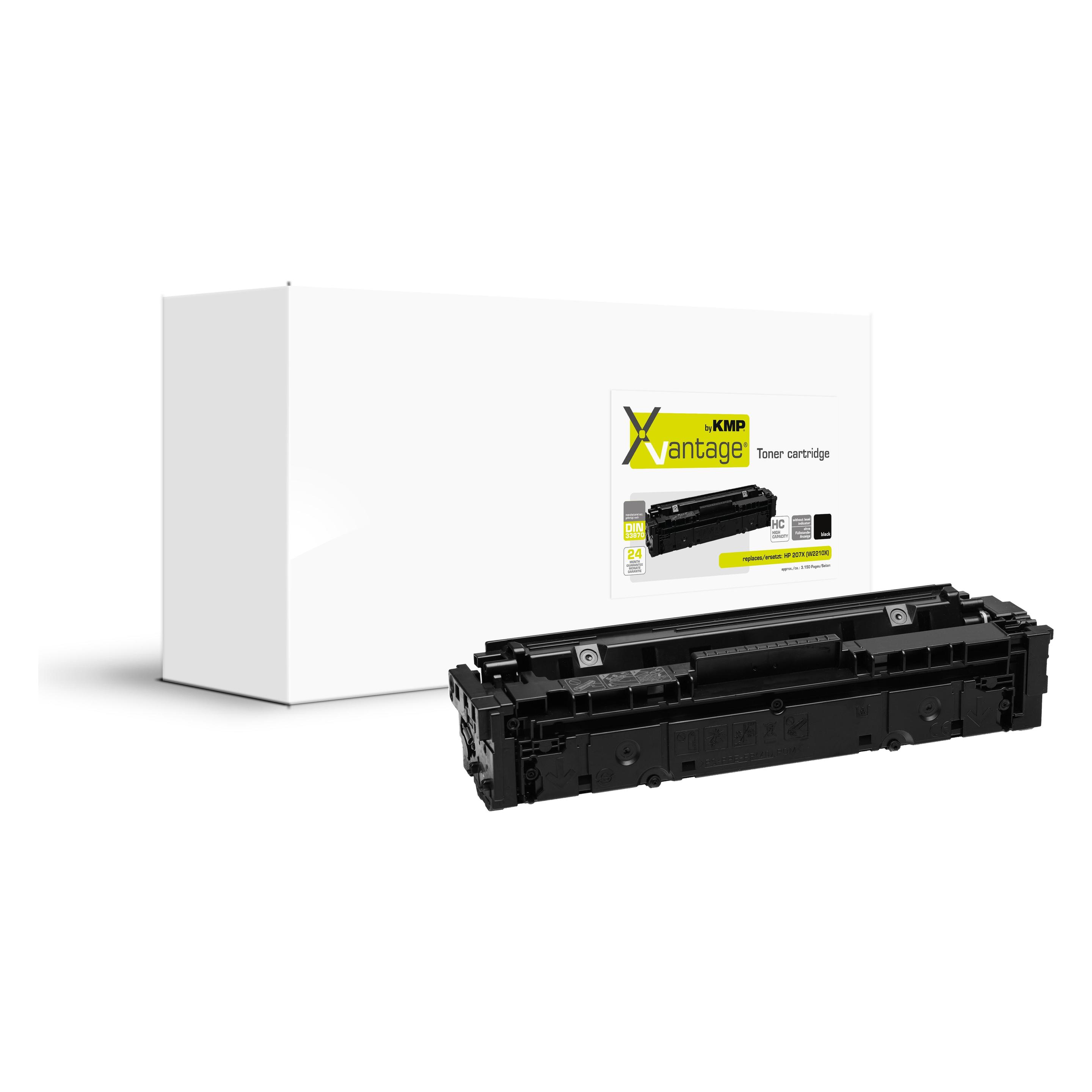 KMP XVantage Toner HP207X (W2210X) 3150 Seiten black (BK) (2558,3080)