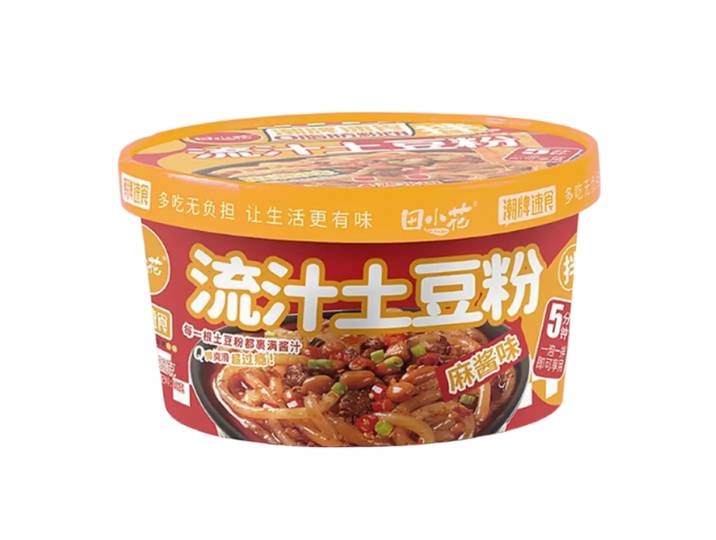 Tian Xiao Hua 0% vet aardappelvermicelli sesamsaus-smaak 268 g