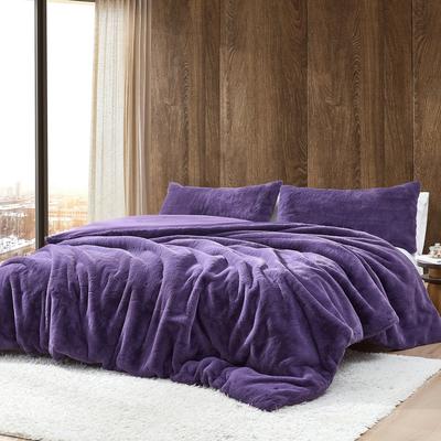 Chunky Bunny Some Like It Cold - Coma Inducer® Oversized Duvet Cover Set - Dark Purple