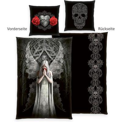 Herding 4481223050 - Bettwäsche Anne Stokes, Baumwolle/Renforcé, 80x80/135x200 cm