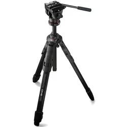 Manfrotto ONE Alu-Hybrid-Stativ + 500X Fluid-Kopf