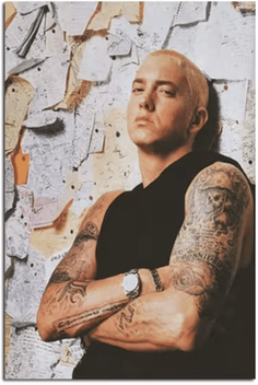 Inspire Picks Eminem Rap Music Wall Art Hip Hop Canvas Print Poster i 30x40cmnoframe