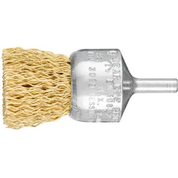 Pferd, Bürstenwerkzeug, Pinselbürste mit Schaft. ungezopft PBU 3029/6 MES 0.50 VPE: 10
